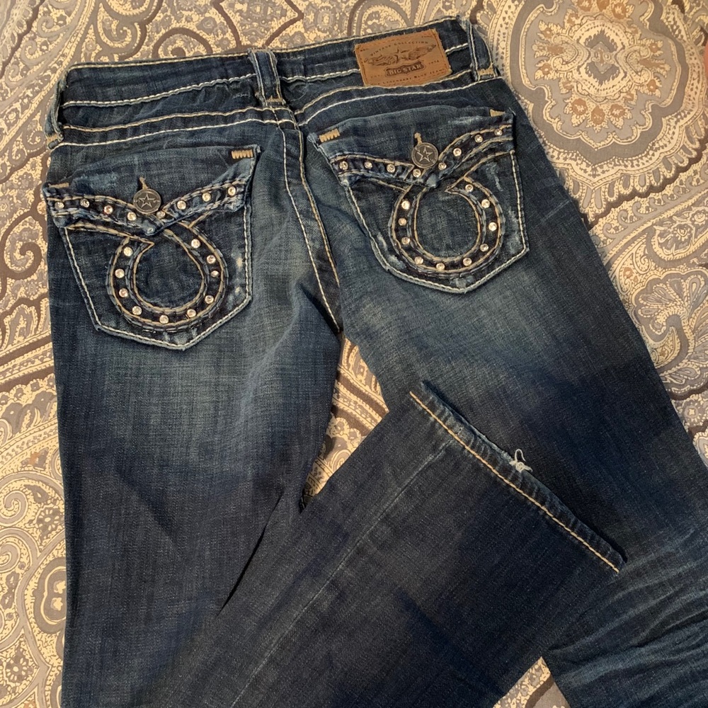 Big star slim boot cut jeans